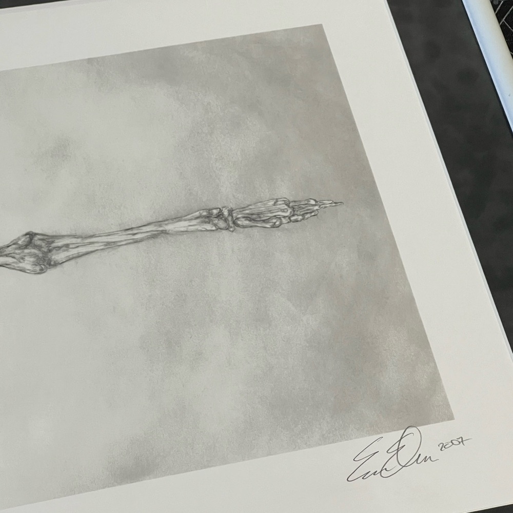 ORIGINAL 2007 UNDFTD x ERIC ELMS SIGNED MICHAEL JORDAN “WINGS” PRINT #135/230 - Picture 8 of 14